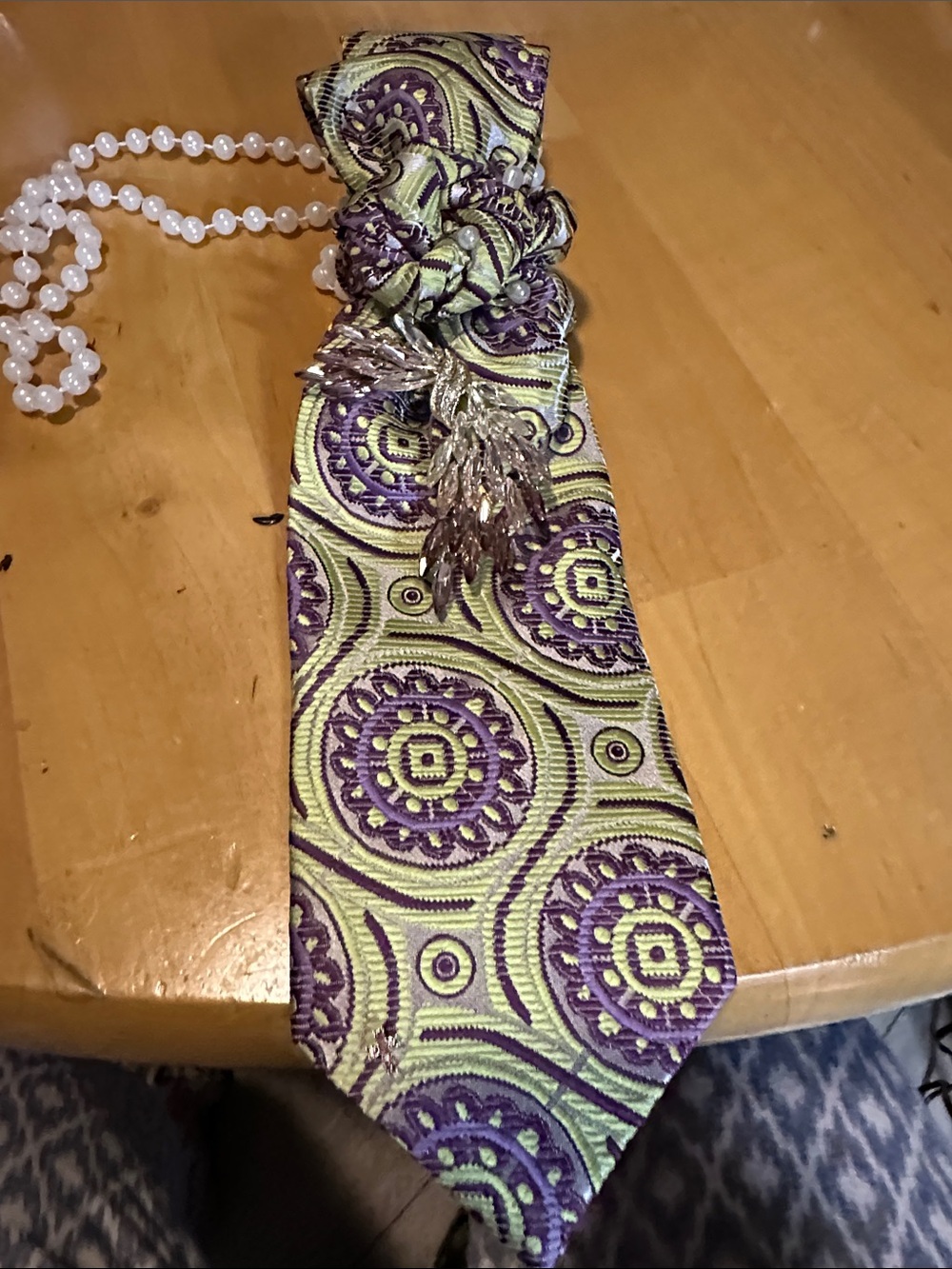 100% Silk necklace tie!!